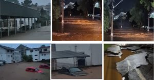 Наводнение в Трези-Тилиас, штат Санта-Катарина, Бразилия