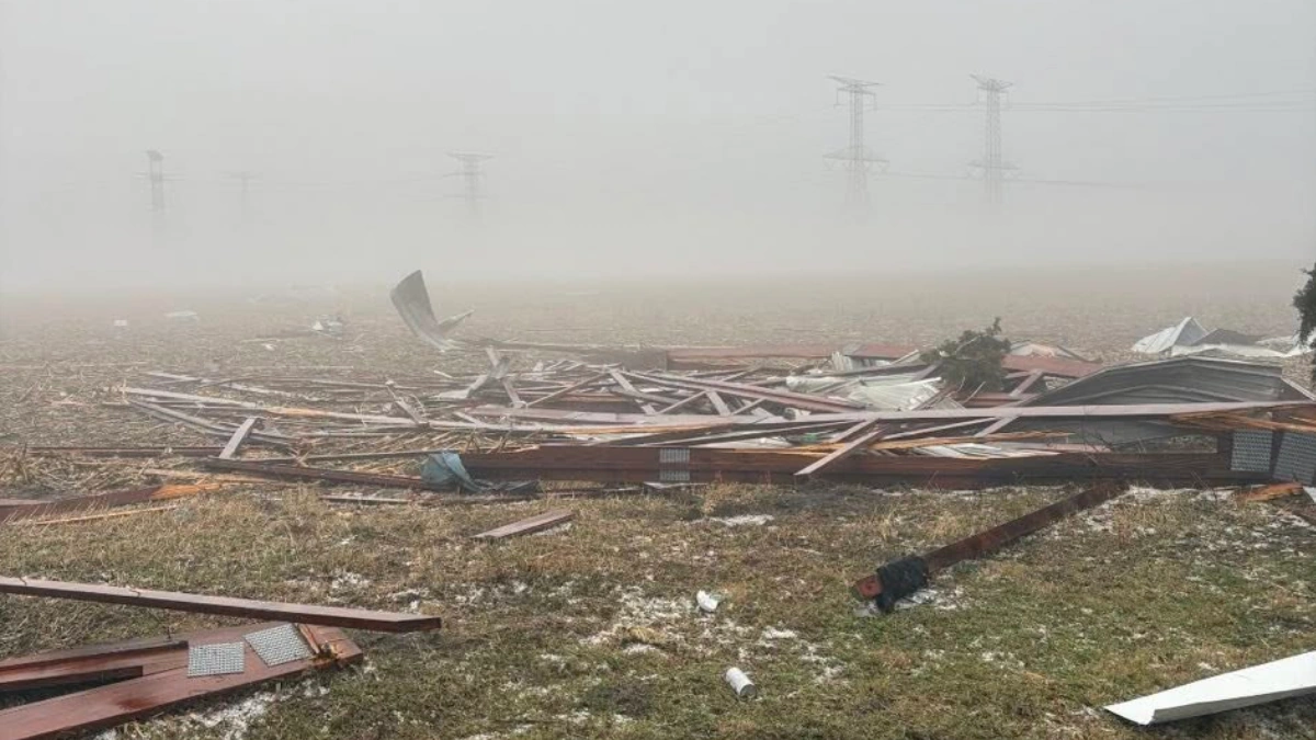 Торнадо в округе Тазевелл, Кристиан и Мейкон. США