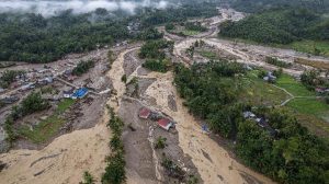 Наводнения в Уберландия. штат Минас-Жерайс, Бразилия 30 декабря 2025