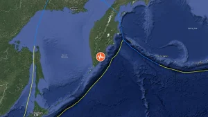 Землетрясение магнитудой 6.2 произошло на Камчатке. Россия