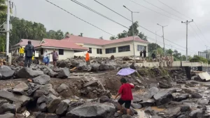 Наводнений на островах Ситаро и Северный Сулавеси