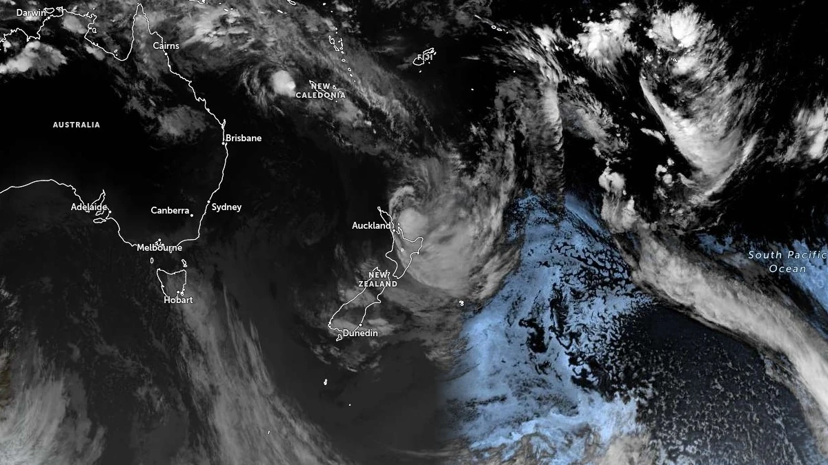 В Новой Зеландии объявлены предупреждения о сильных ливнях красного уровня опасности