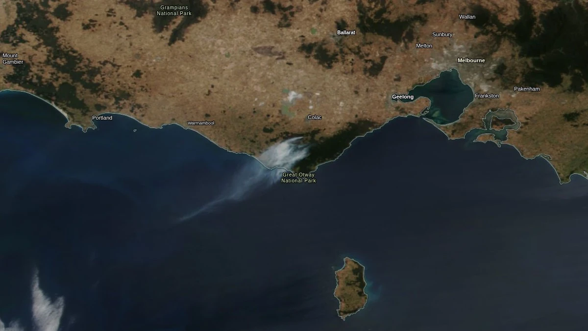 Неконтролируемые лесные пожары в Австралии