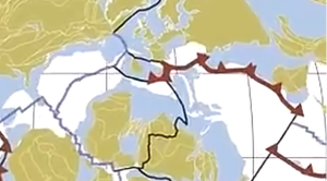 Разлом разрывает дно возле Европы