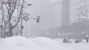 Рекордный снегопад в Саппоро. Япония